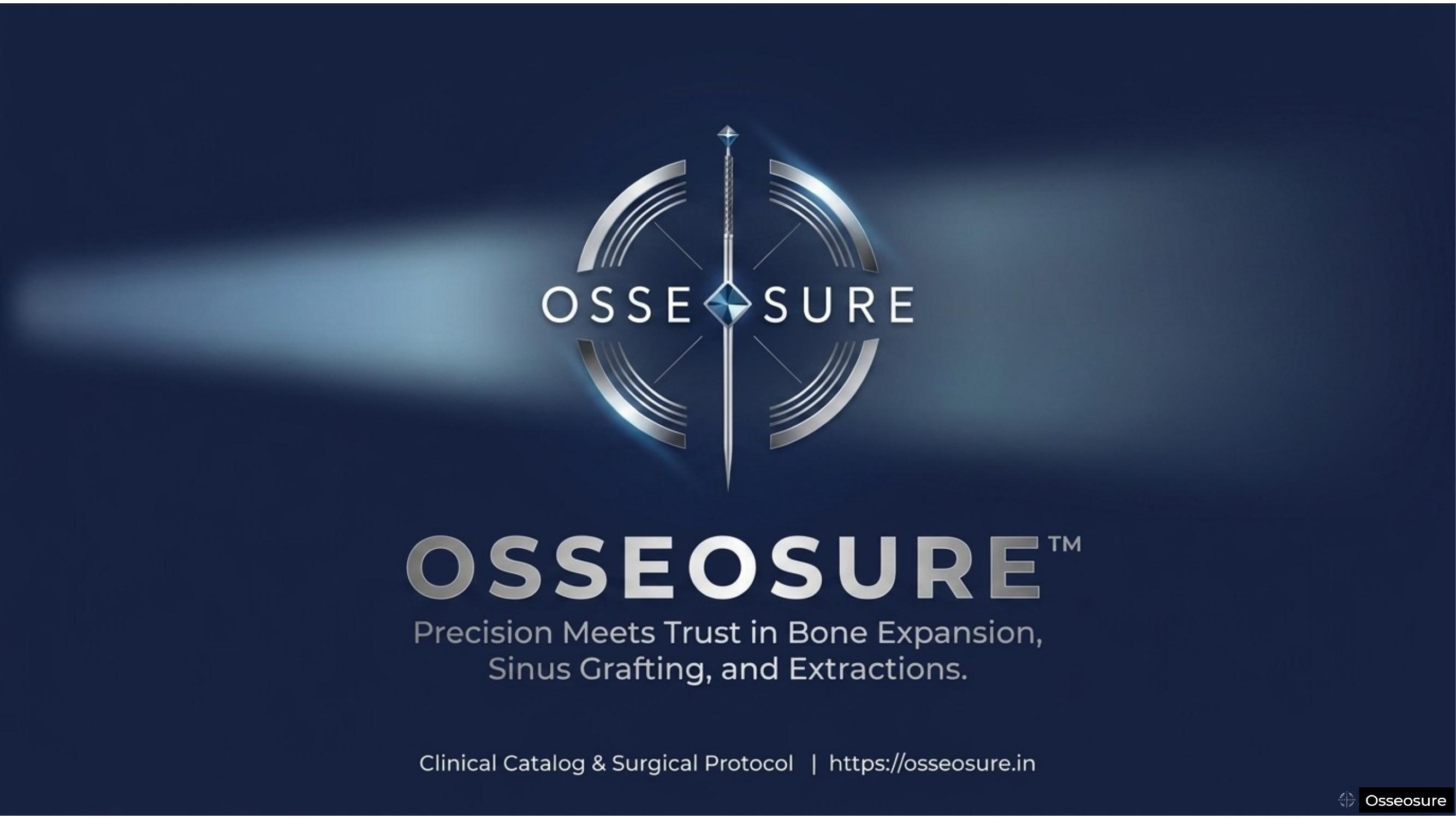 The OsseoSure Catalogue — Slide 1