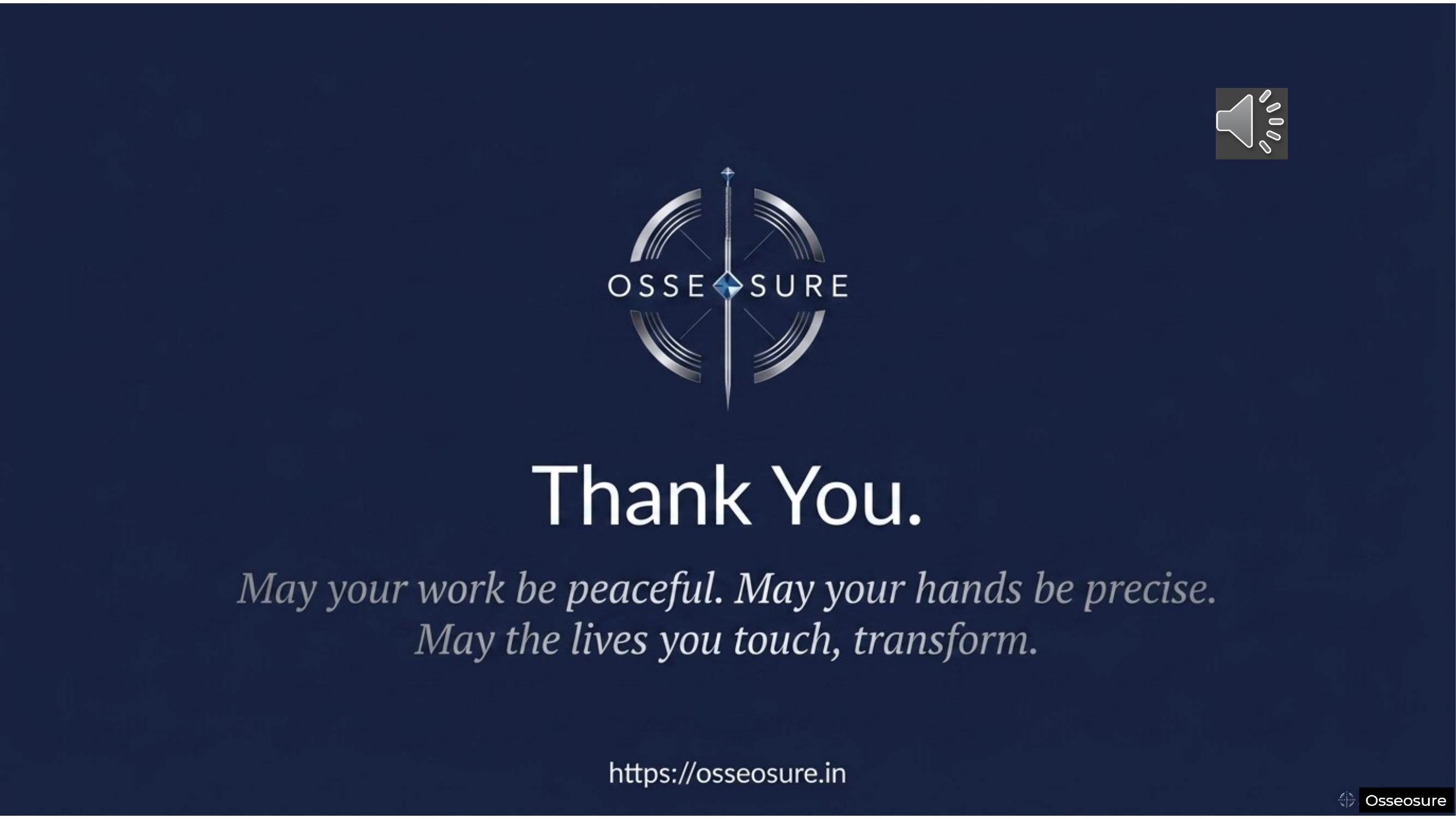 The OsseoSure Catalogue — Slide 19